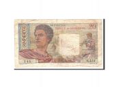 Tahiti, 20 Francs, 1951, KM:21c, Undated, VF(20-25)