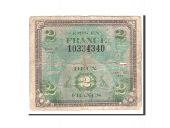 France, 2 Francs, 1944, Undated, KM:114a, B