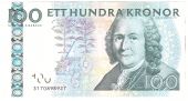 Sude, 100 Kronor, 2001, KM:65a, Undated, SUP
