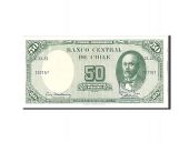 Chile, 5 Centesimos on 50 Pesos, 1960, KM:126a, Undated, UNC(65-70)