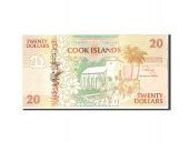 les Cook, 20 Dollars, 1992, Undated, KM:9a, NEUF