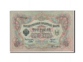 Russia, 3 Rubles, 1905, KM:9c, AU(50-53)