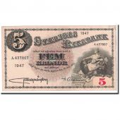 Sude, 5 Kronor, 1947, KM:33ad, TTB+