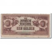 Netherlands Indies, 1 Gulden, 1942, KM:123b, VF(20-25)