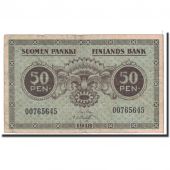Finland, 50 Penni, 1918, KM:34, VF(20-25)