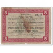 Montenegro, 5 Perper = 2 Mnzperper 50 Para = 2 Kronen 50 Heller, 1917