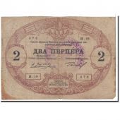 Montenegro, 2 Perpera, 1914, KM:16, 1914-07-25, TB