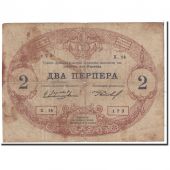 Montenegro, 2 Perpera, 1914, KM:16, 1914-07-25, B+
