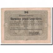 Hungary, 30 Peng Krajczar, 1849, KM:S122, 1849-01-01, VF(30-35)