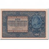 Poland, 100 Marek, 1919, 1919-08-23, KM:27, AU(55-58)