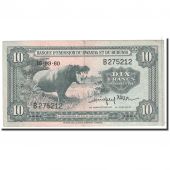 Rwanda-Burundi, 10 Francs, 1960, 1960-09-15, KM:2a, TTB