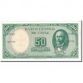 Chile, 5 Centesimos on 50 Pesos, 1960, KM:126b, SPL+