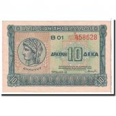 Greece, 10 Drachmai, 1940, 1940-04-06, KM:314, UNC(64)