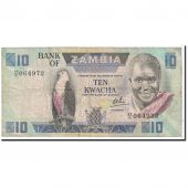Zambie, 10 Kwacha, 1980-1988, KM:26d, TB