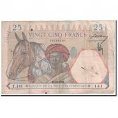 French West Africa, 25 Francs, 1936, 1936-12-15, KM:22, TB