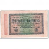 Germany, 20,000 Mark, 1923, KM:85b, 1923-02-20, AU(50-53)