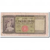 Italie, 500 Lire, 1947, KM:80a, 1947-03-20, TB