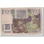 France, 500 Francs, 1946, KM:129a, 1946-03-28, VF(20-25), Fayette:34.5
