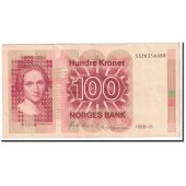 Norway, 100 Kroner, 1988, KM:43d, EF(40-45)