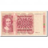 Norway, 100 Kroner, 1988, KM:43d, AU(50-53)