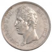 Charles X, 5 Francs Second Type  l'effigie modifie