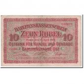 Banknote, Germany, 10 Rubel, 1916, 1916-04-17, KM:R124, VF(20-25)