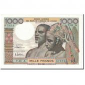 Banknote, West African States, 1000 Francs, 1961, 1961-03-20, KM:103Ac