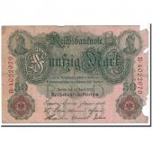 Banknote, Germany, 50 Mark, 1910, 1910-04-21, KM:41, VG(8-10)