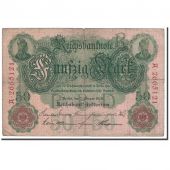 Banknote, Germany, 50 Mark, 1908, 1908-02-07, KM:32, VF(20-25)