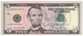 Banknote, United States, 5 Dollars, 2006, Undated, KM:524, UNC(65-70)