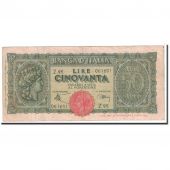 Banknote, Italy, 50 Lire, 1944, 1944-12-10, KM:74a, EF(40-45)