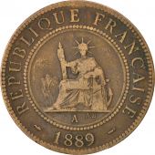 Indochine, 1 Cent 1889 A, KM 1