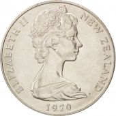 Nouvelle-Zlande, Elisabeth II, 1 Dollar 1970 Mont Cook, KM 42