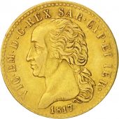 Italie, Sardaigne, Victor Emmanuel Ier, 20 Lire 1817 Turin, KM 114