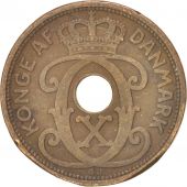 Denmark, 2 re, 1927, Copenhagen, KM:827.1, EF(40-45), Bronze