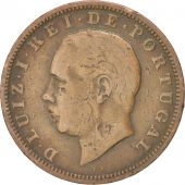 Portugal, 20 Reis, 1883, KM:527, TB+, Bronze, 30