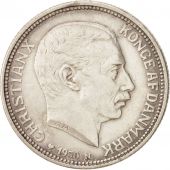 Denmark, Christian X, 2 Kroner, 1930, Copenhagen, AU(50-53), Silver, KM:829