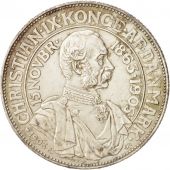 Denmark, Christian IX, 2 Kroner, 1903, Copenhagen, AU(50-53), Silver, KM:802