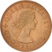 New Zealand, Elizabeth II, 1/2 Penny, 1962, SUP+, Bronze, KM:23.2