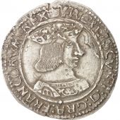 France, Francis I, Teston 3rd type, Rouen, EF(40-45), Silver, Duplessy:794