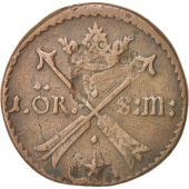 Sweden, Ore, S.M., 1673, Avesta, VF(20-25), Copper, KM:264
