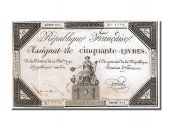 50 Livres type Domaines Nationaux, signed by Goutallier