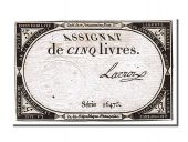 5 Livres type Domaines Nationaux, signed by Lacroix