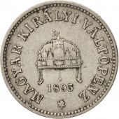Hungary, Franz Joseph I, 10 Filler, 1895, Kormoczbanya, AU(50-53), Nickel, KM482