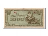 Burma, 1/2 Rupee type Japanese Government