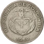 Colombia, 10 Centavos, 1959, Bogota, EF(40-45), Copper-nickel, KM:212.2