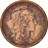 France, Dupuis, 2 Centimes, 1902, Paris, EF(40-45), Bronze, KM:841, Gadoury:107