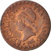 France, Dupr, Centime, 1797, Paris, TB, Bronze, KM:646, Gadoury:76