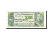 Bolivia, 50 000 Pesos Bolivianos type Villaroel