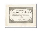 Assignats 500 Livres 500 Livres type Domaines Nationaux, signé Faure